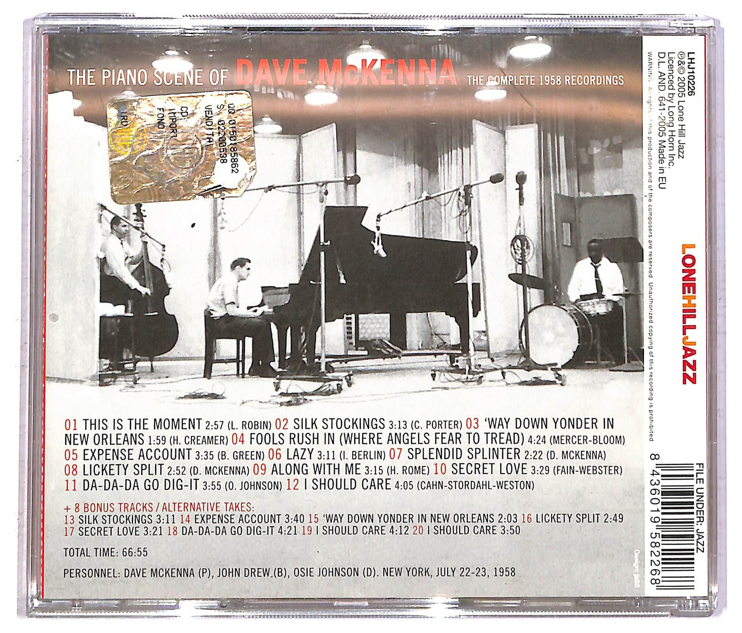 EBOND Dave McKenna - The Piano Scene Of Dave McKenna CD CD092307