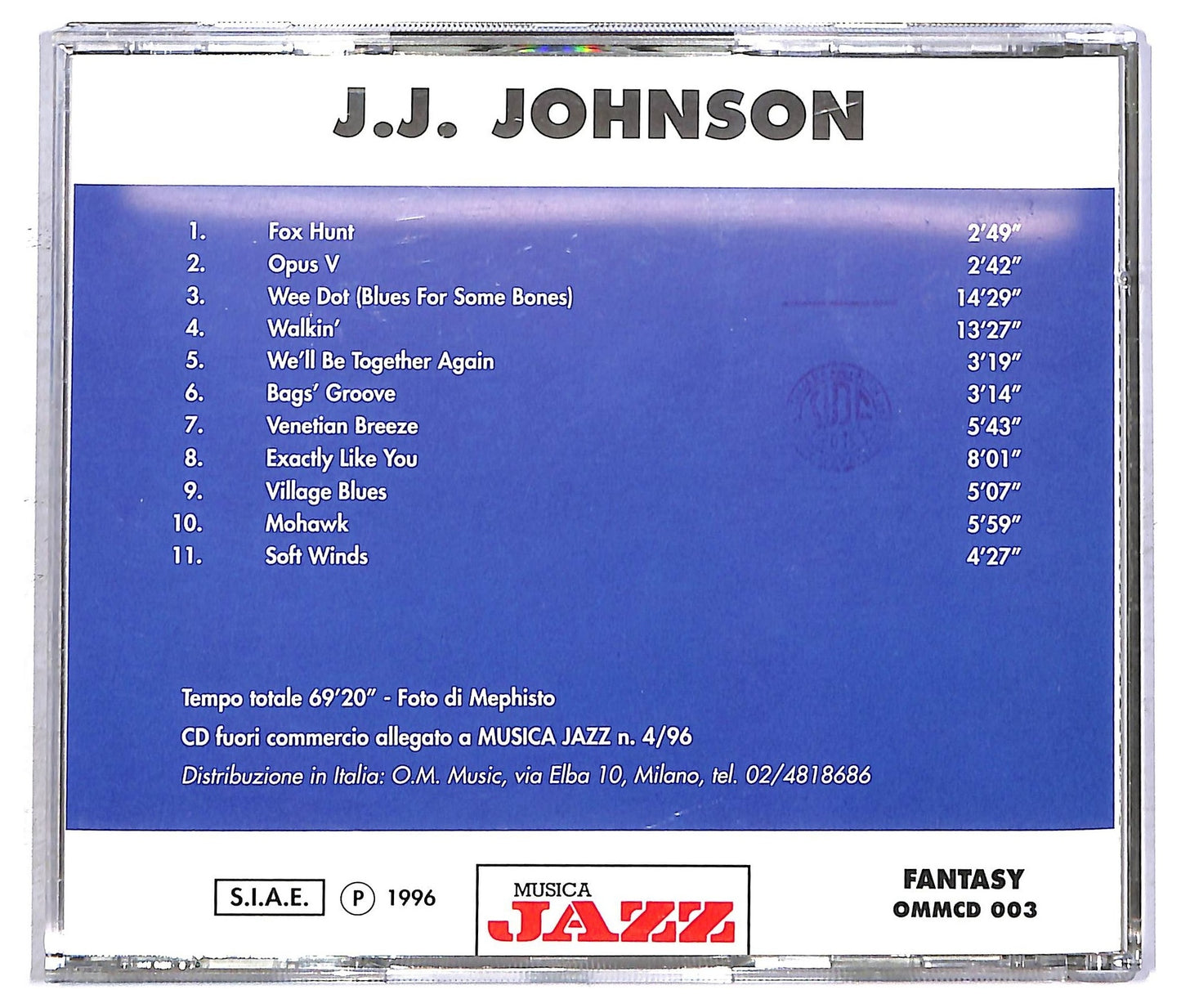 EBOND J.J. Johnson - Jay Jay Johnson CD CD092327