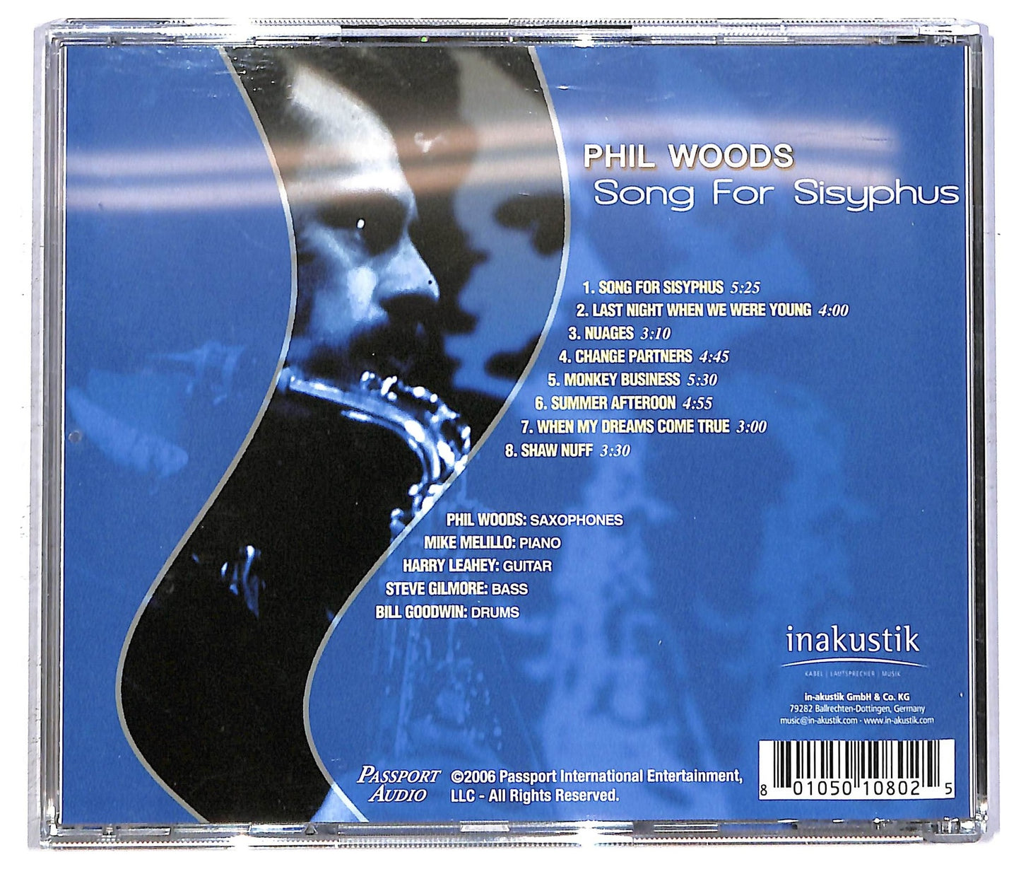 EBOND Phil Woods - Song For Sisyphus CD CD092340