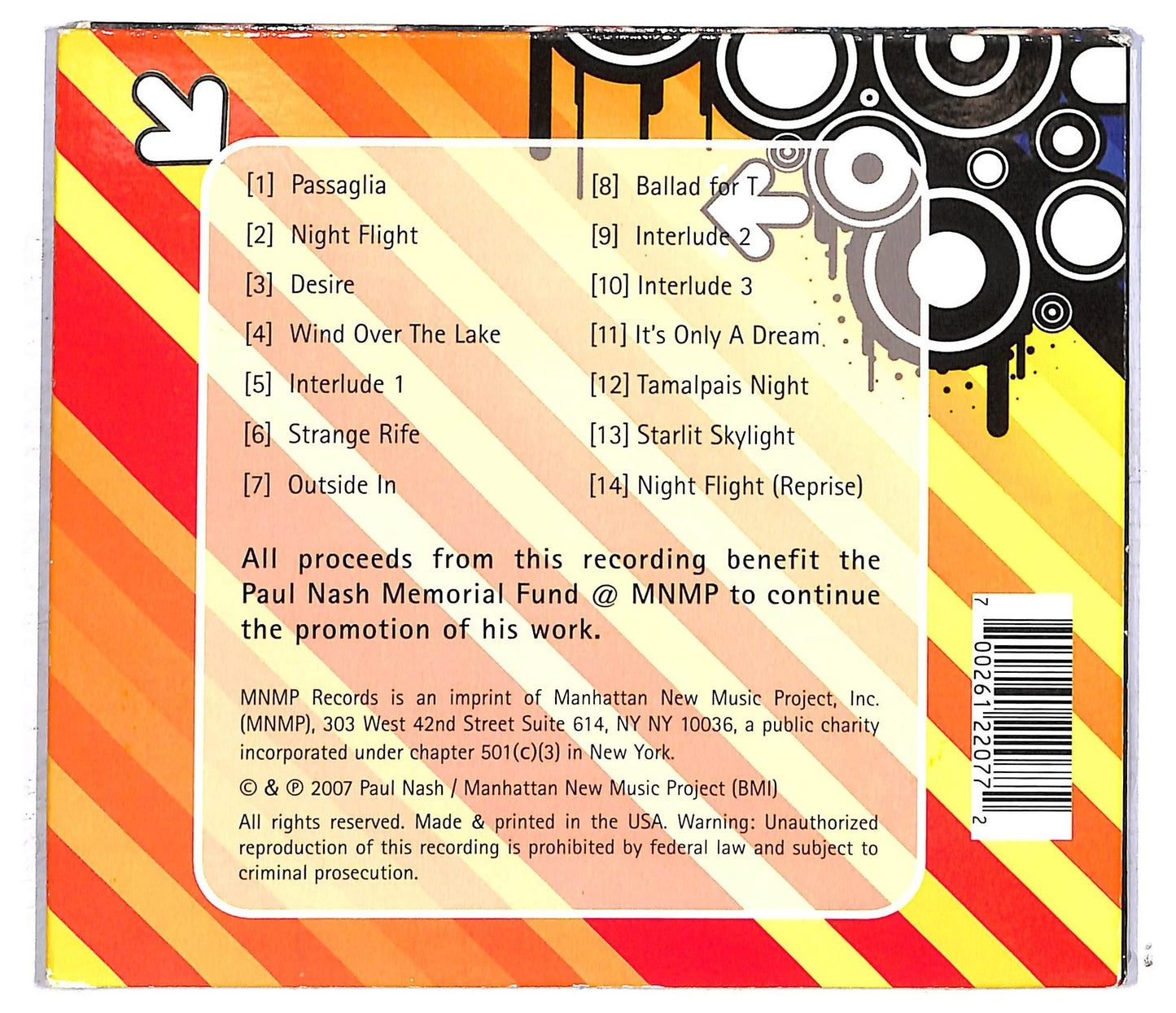 EBOND Manhattan New Music Project - Manhattan New Music Project Performs CD CD092341