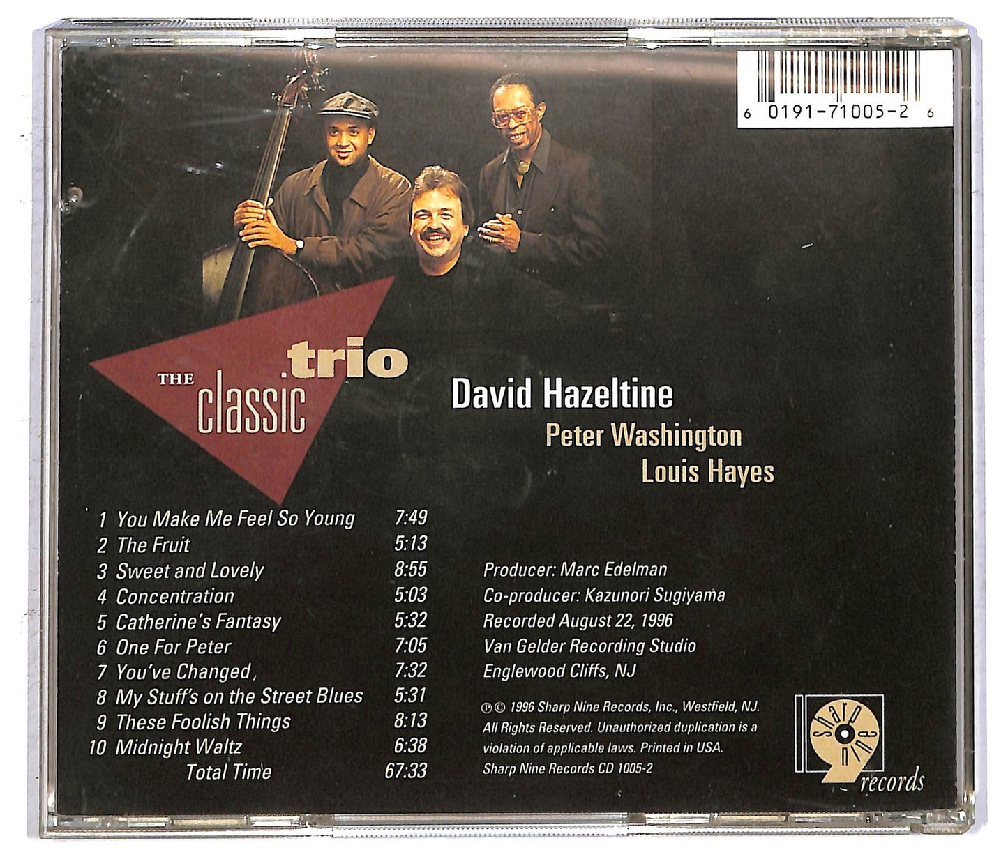 EBOND David Hazeltine - The Classic Trio CD CD092437