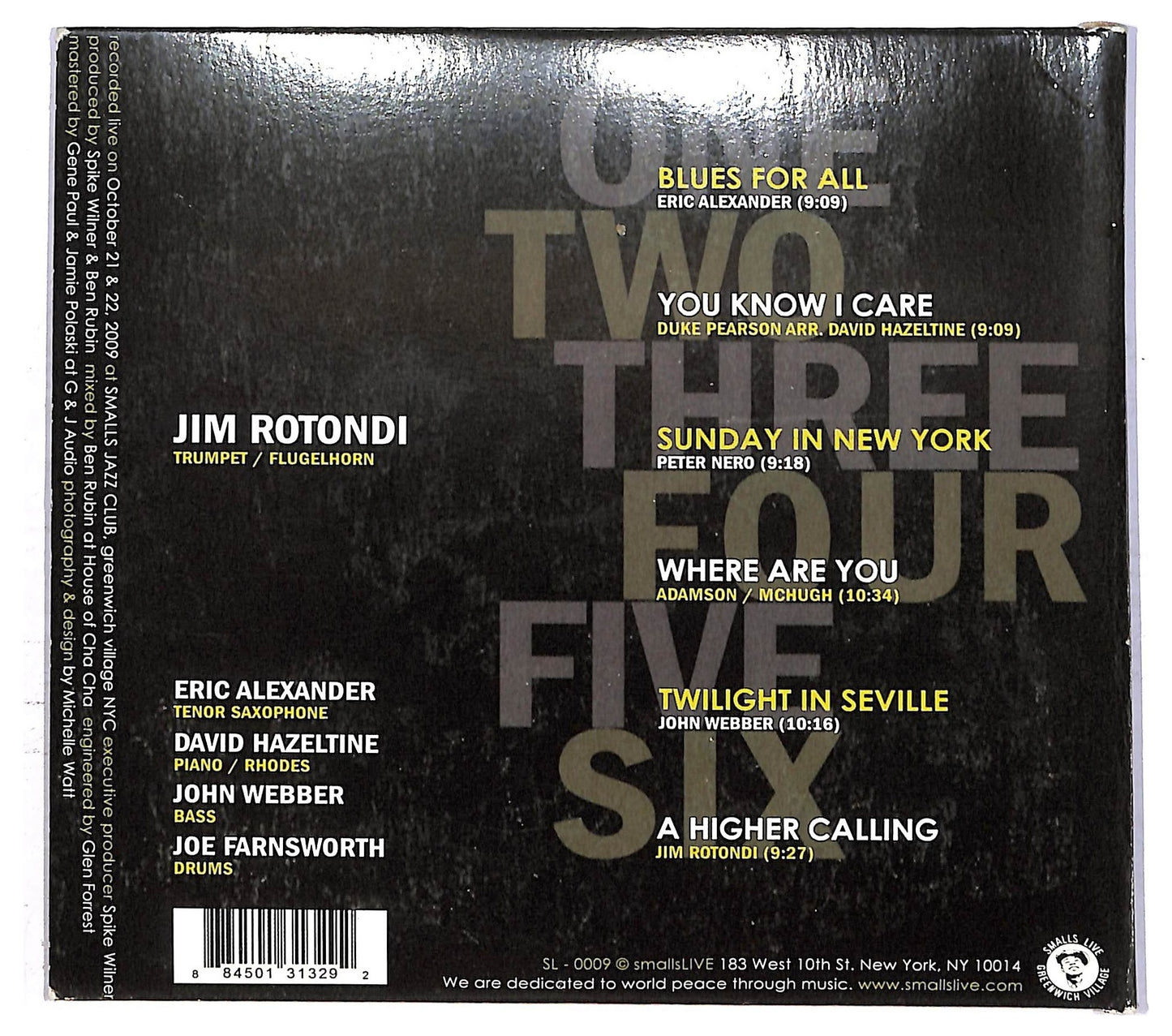 EBOND Jim Rotondi Quintet - Live At Smalls CD CD092441