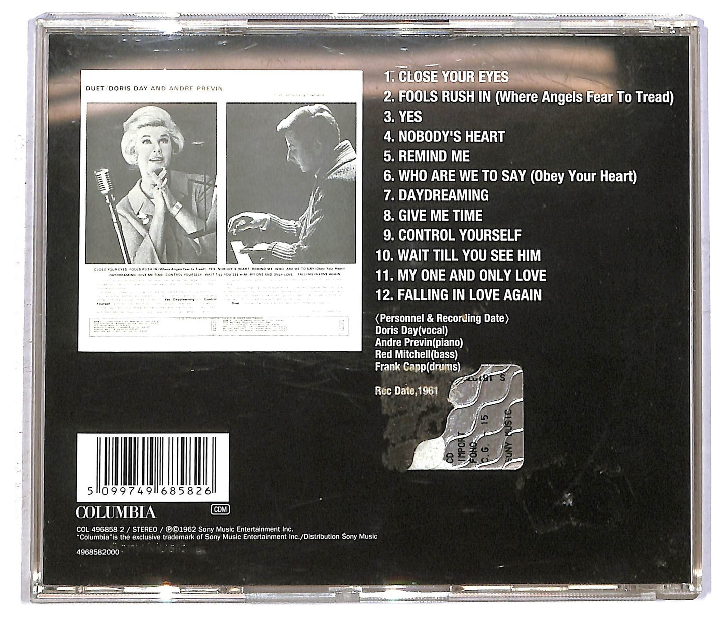 EBOND Doris Day And Andre Previn - Duet CD CD092451