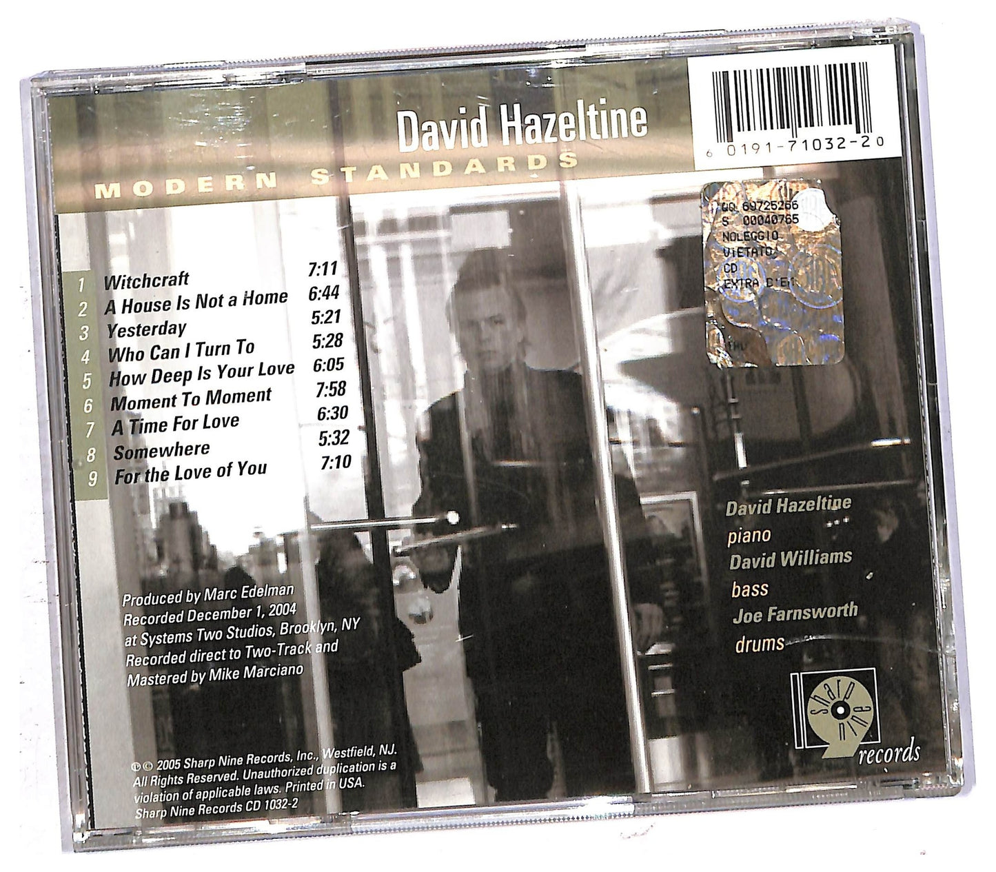 EBOND David Hazeltine - Modern Standards CD CD092514