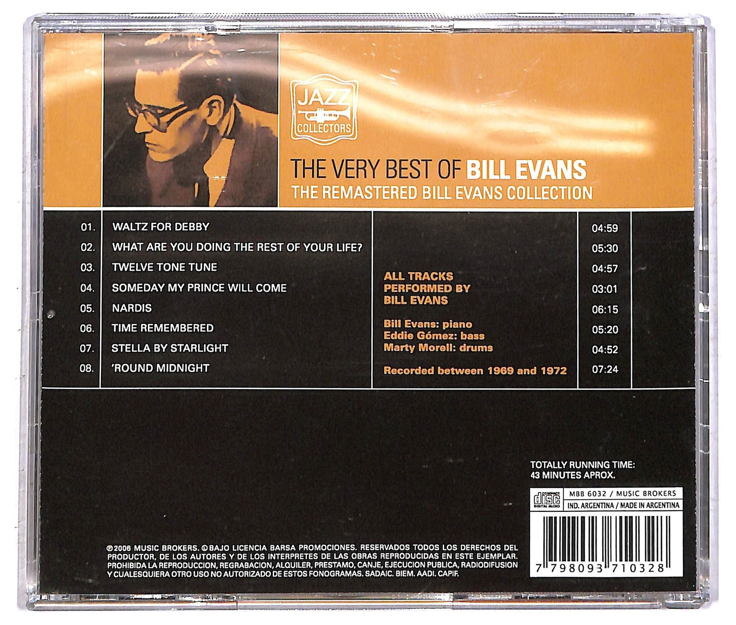 EBOND Bill Evans - The Very Best Of Bill Evans CD CD092605