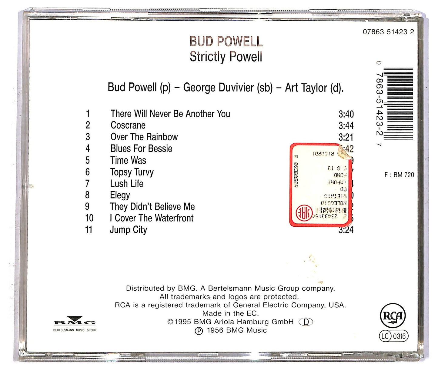 EBOND The Bud Powell Trio - Strictly Powell CD CD092618