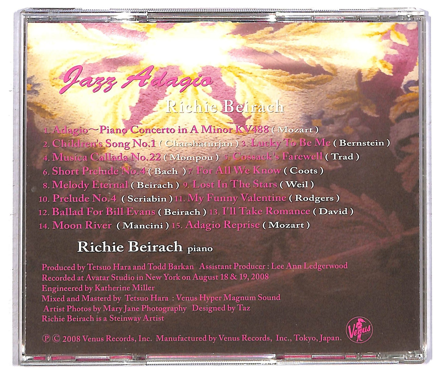 EBOND Richie Beirach - Jazz Adagio CD CD092637