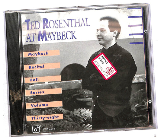 EBOND Ted Rosenthal - Ted Rosenthal At Maybeck CD CD092644