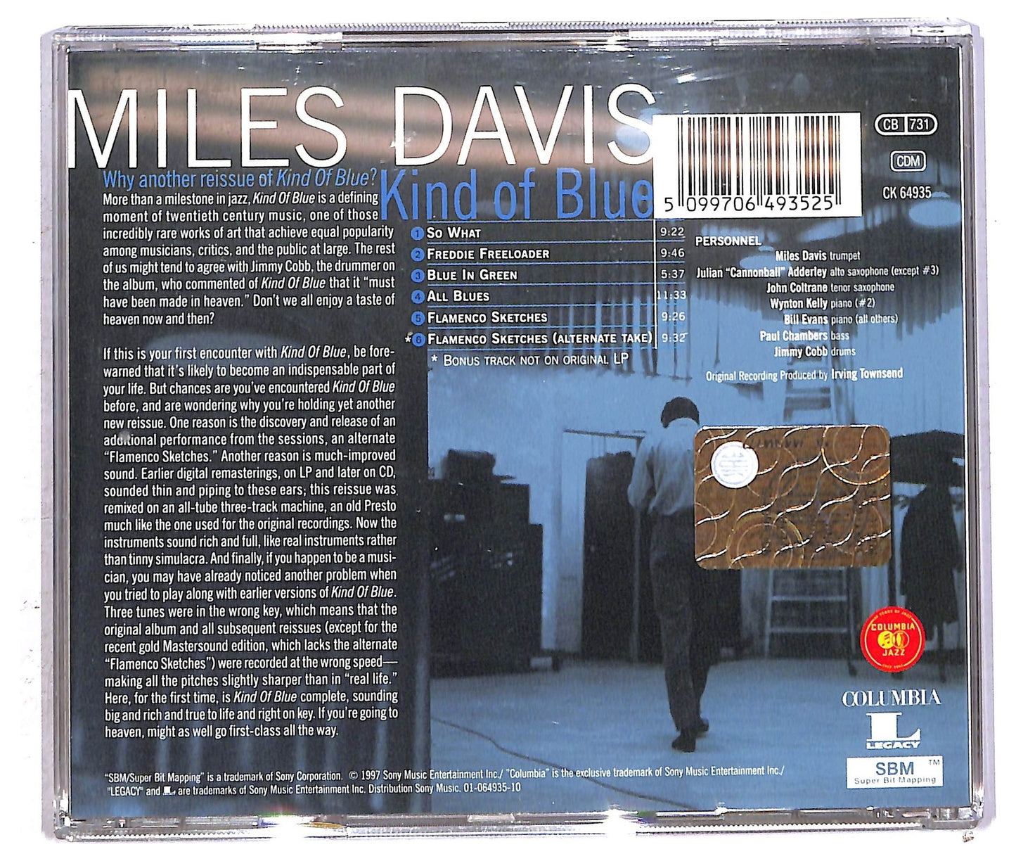 EBOND Miles Davis - Kind Of Blue CD CD092657