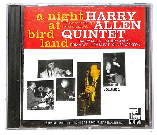 EBOND Harry Allen Quintet - A Night At Birdland Volume 1 CD CD092719