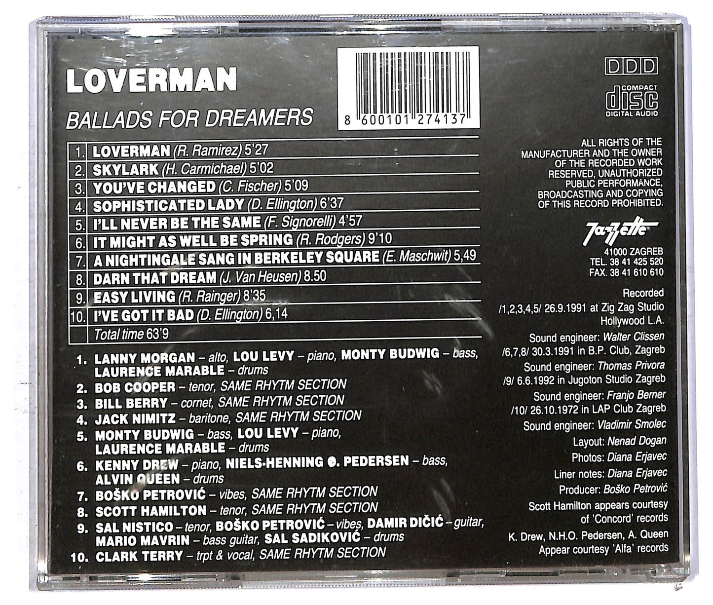 EBOND Various - Loverman CD CD092720
