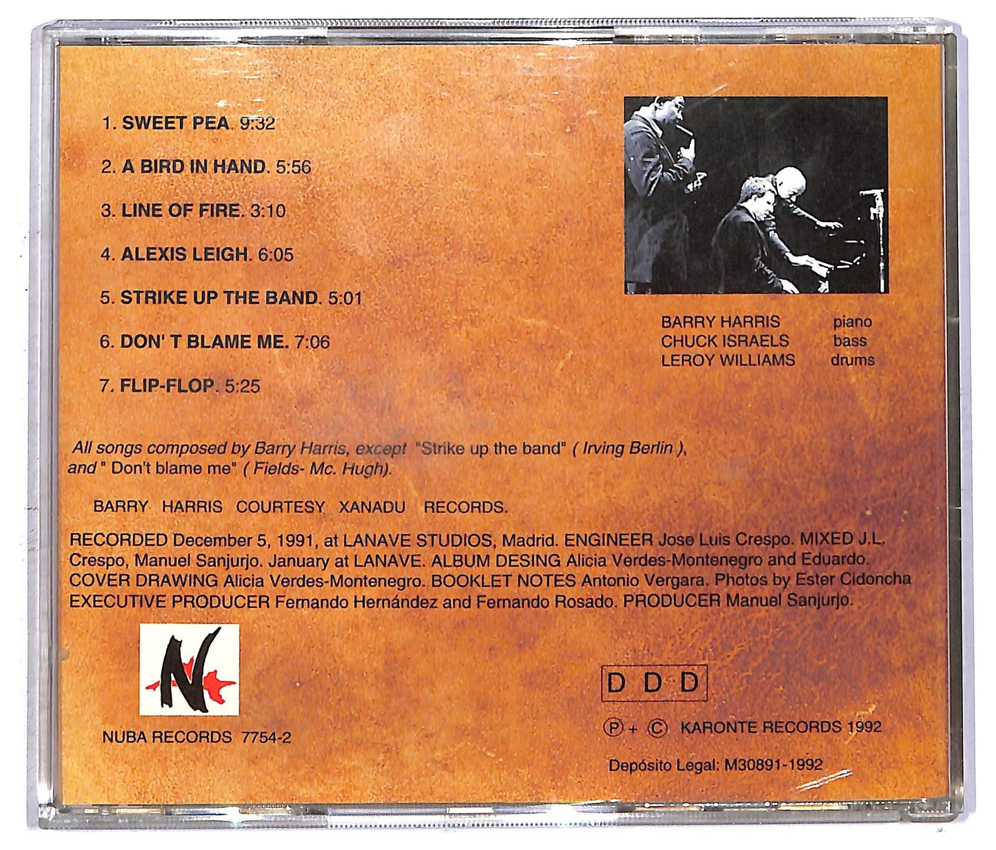 EBOND Barry Harris - In Spain CD CD092741