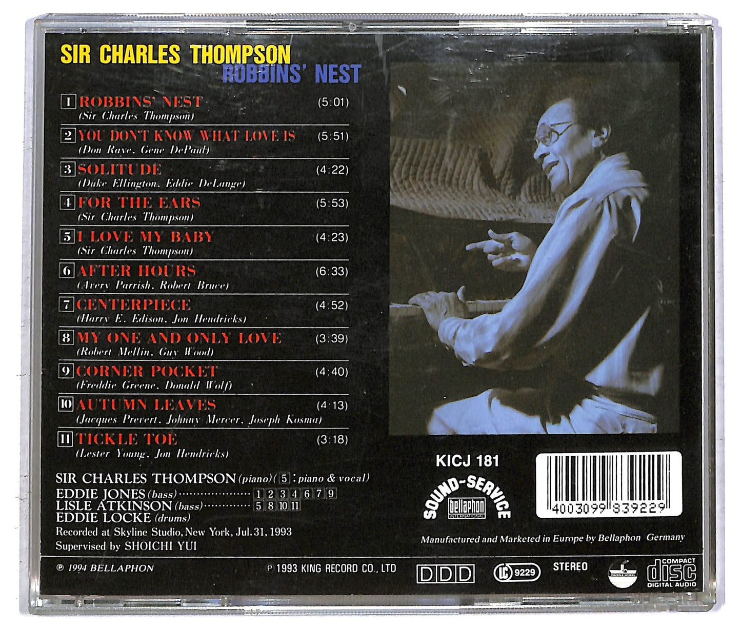 EBOND Sir Charles Thompson - Robbins' Nest CD CD092752