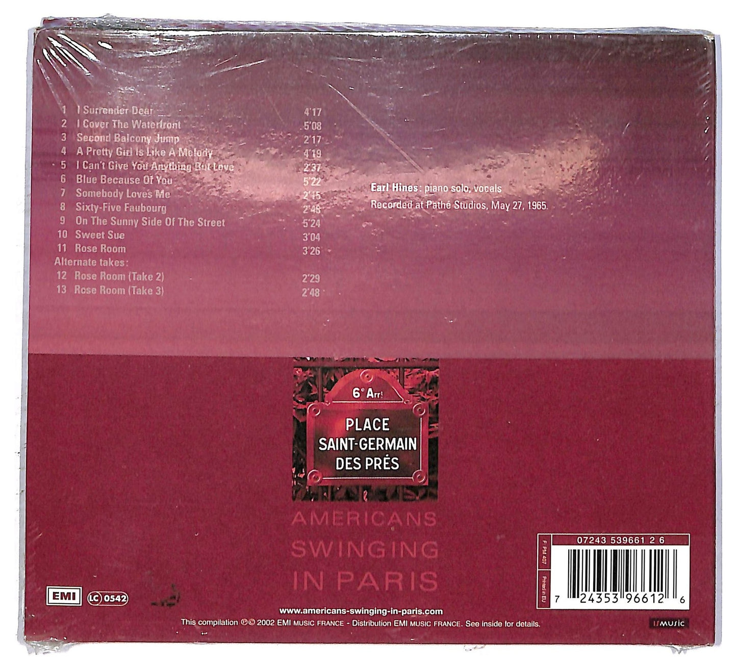 EBOND Earl Hines - Fatha's Hands CD CD092839