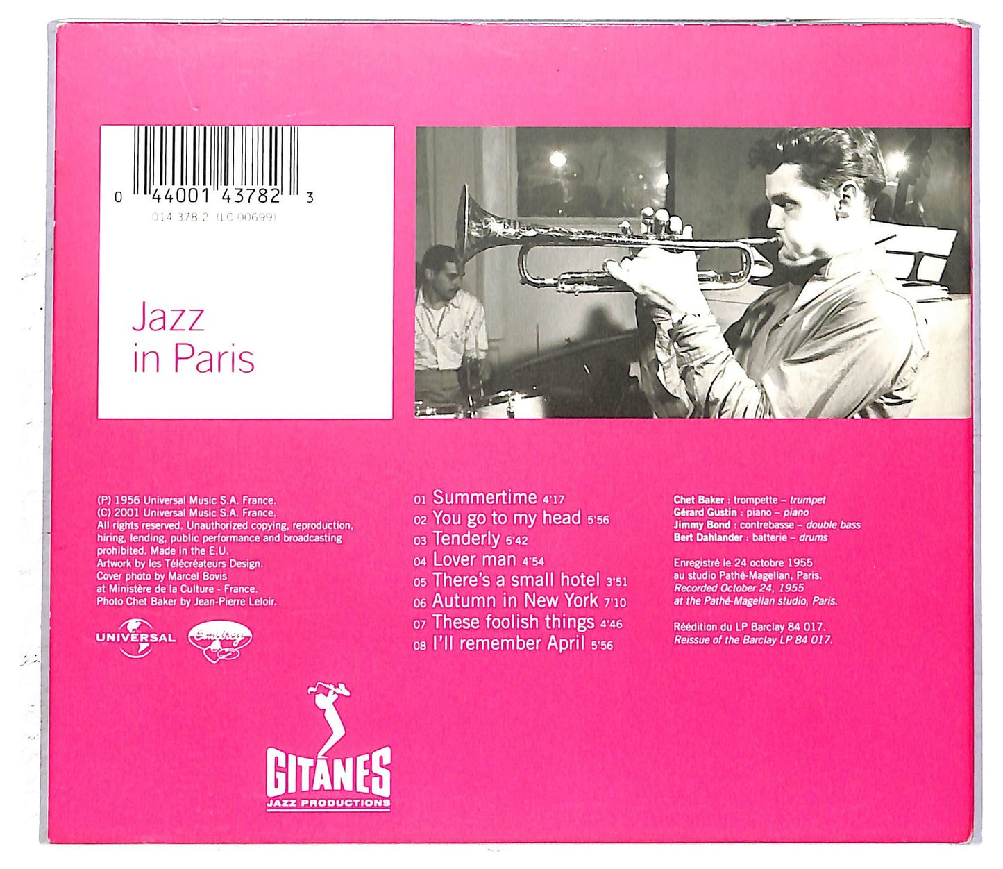 EBOND Chet Baker Quartet - Plays Standards CD CD092841