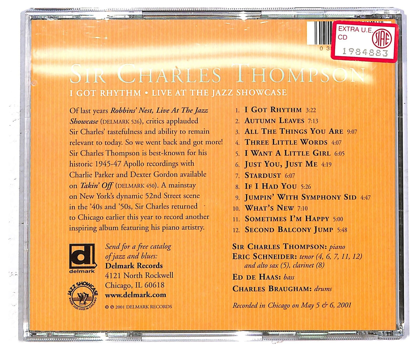 EBOND Sir Charles Thompson - I Got Rhythm CD CD092848