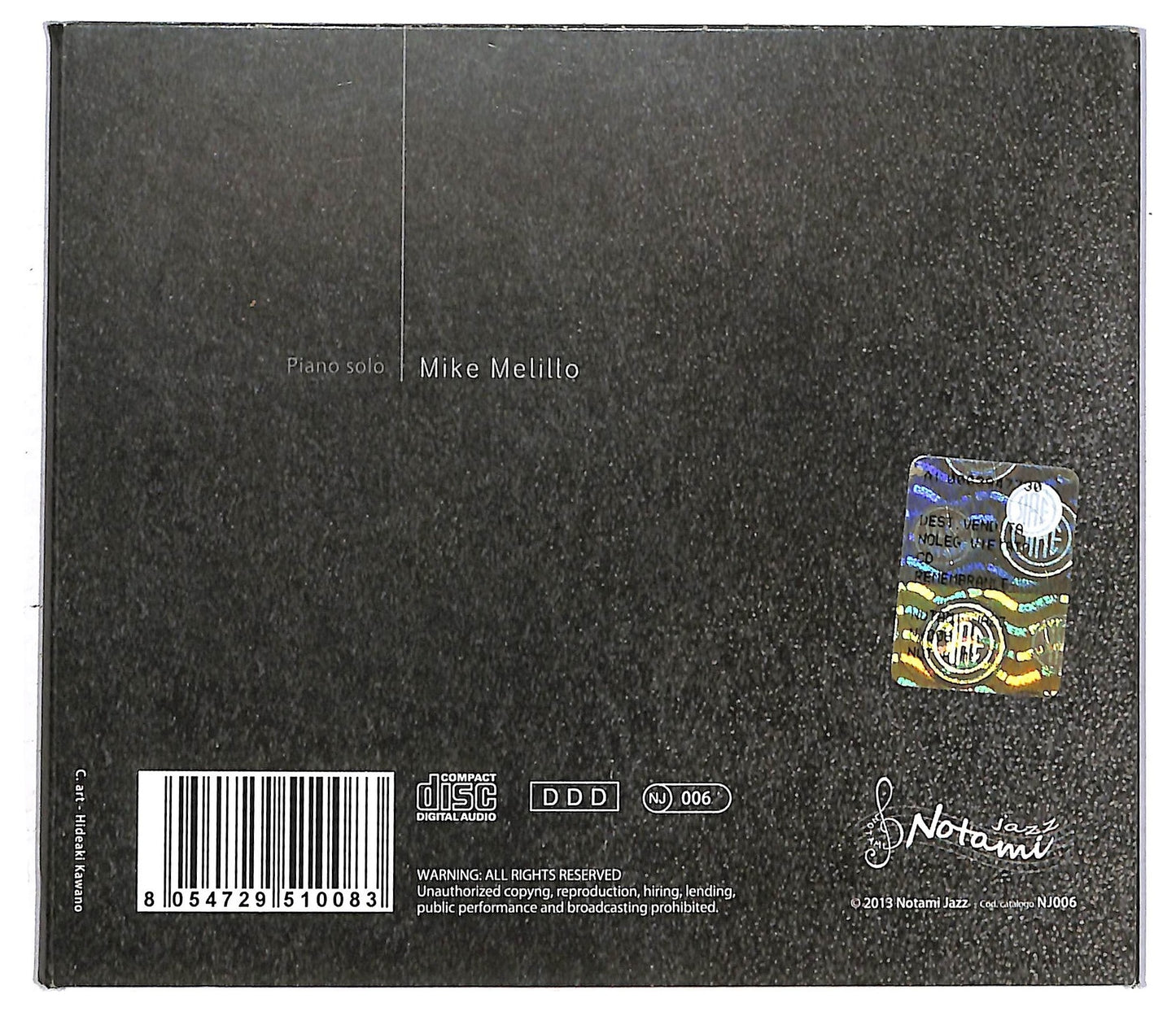 EBOND Mike Melillo - Remembrance CD CD092854