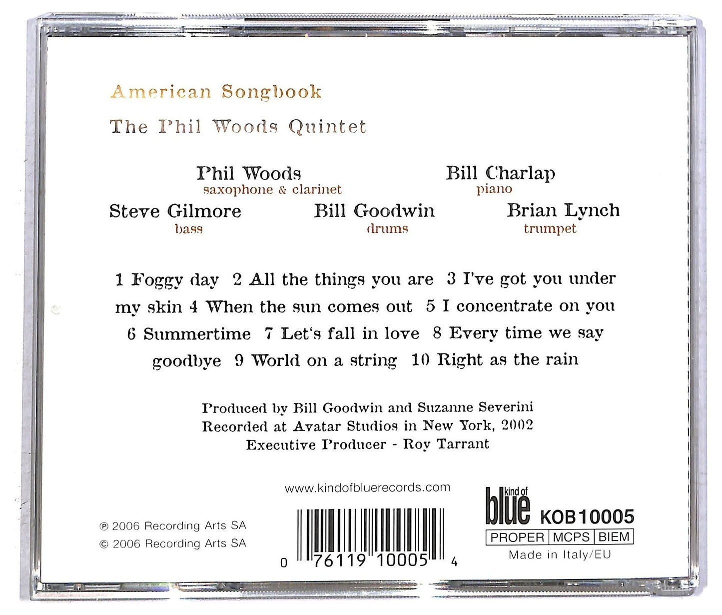EBOND The Phil Woods Quintet - American Songbook CD CD092860