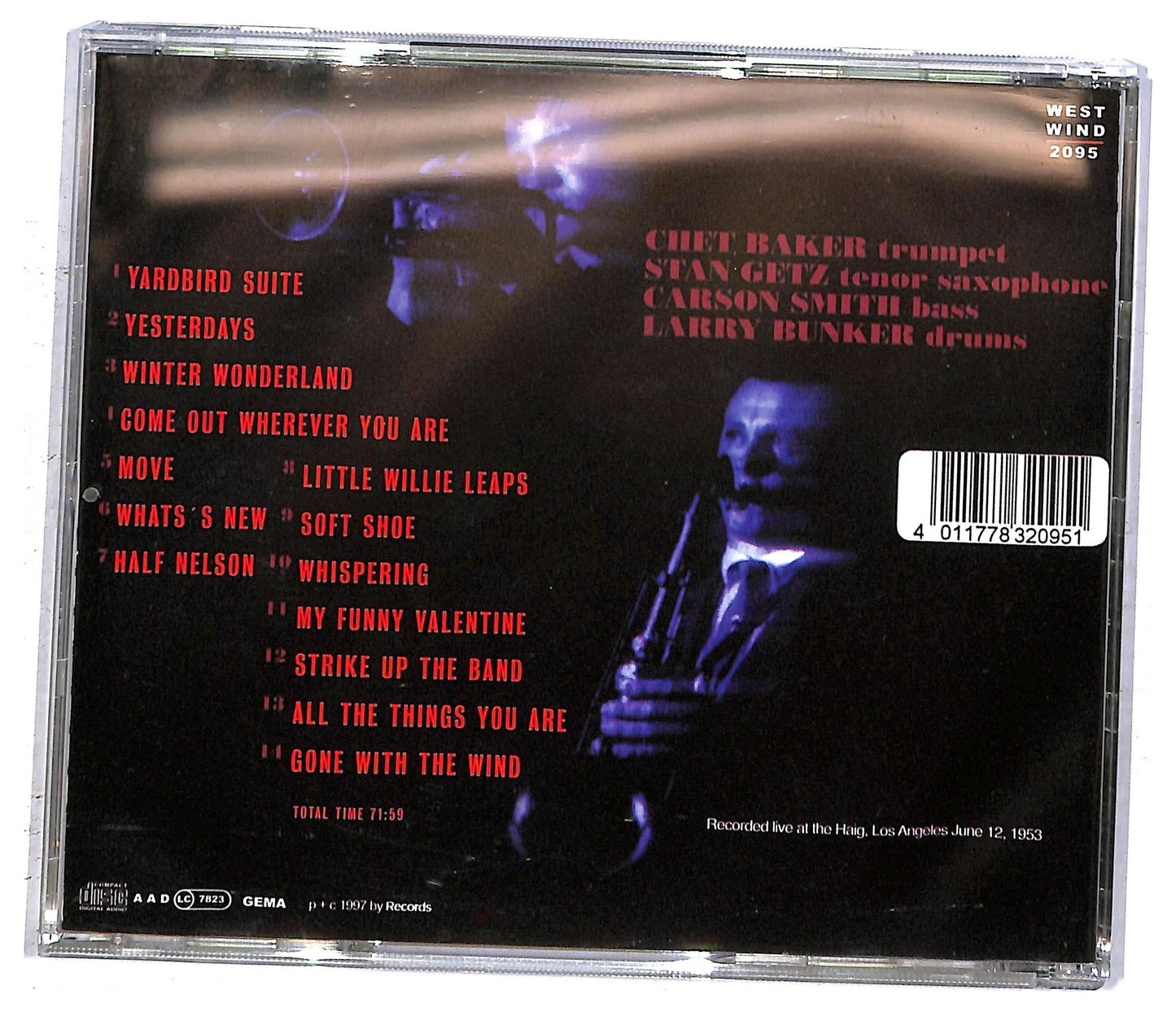 EBOND Chet Baker & Stan Getz - My Funny Valentine CD CD092923