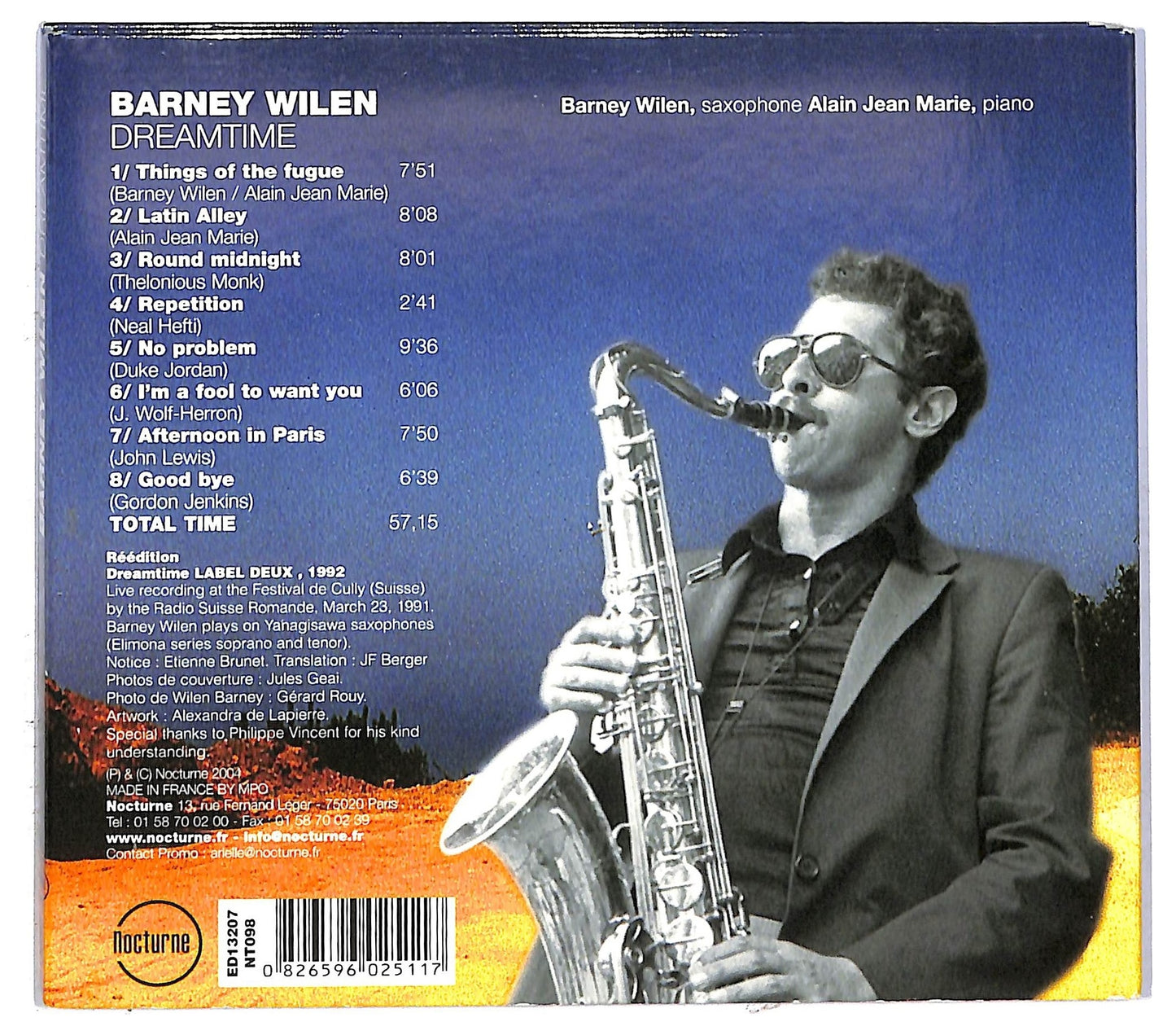 EBOND Barney Wilen - Dreamtime CD CD092933