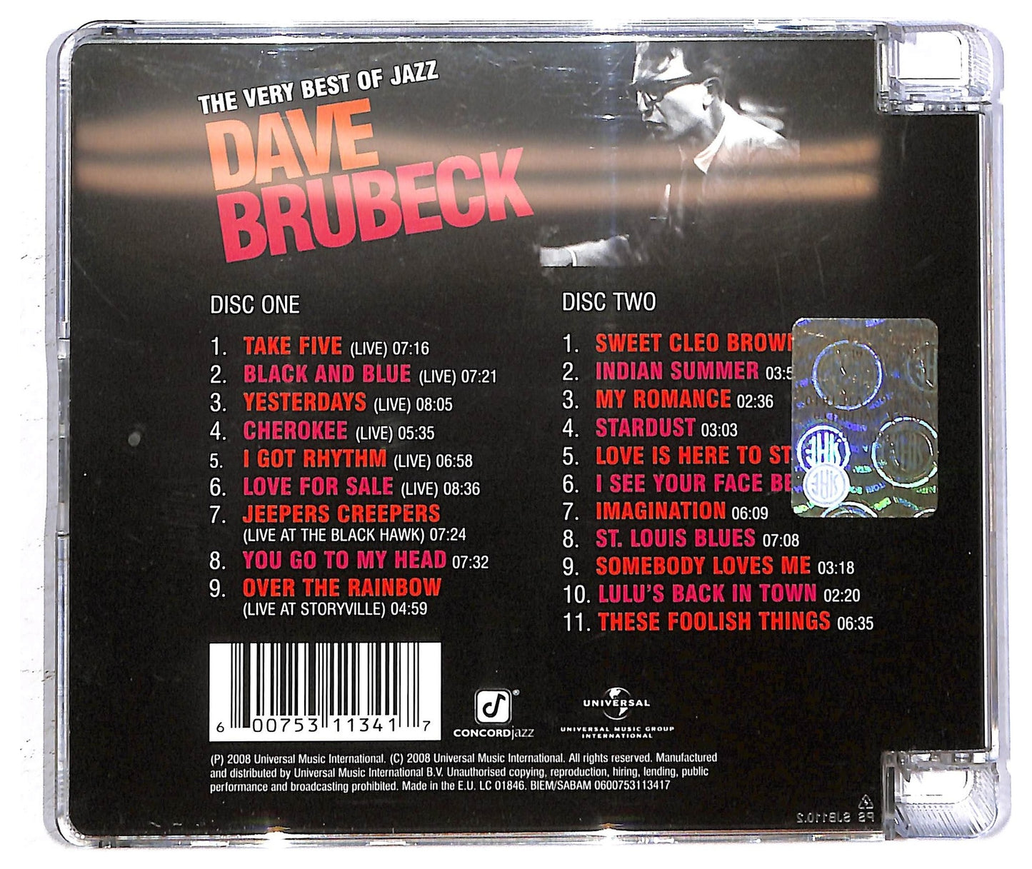 EBOND Dave Brubeck - The Very Best Of Jazz CD CD093011