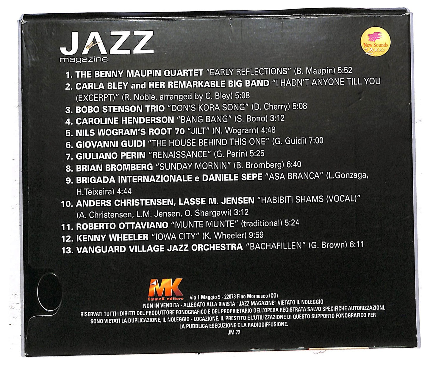 EBOND Various - Jazz Magazine 72 CD CD093060