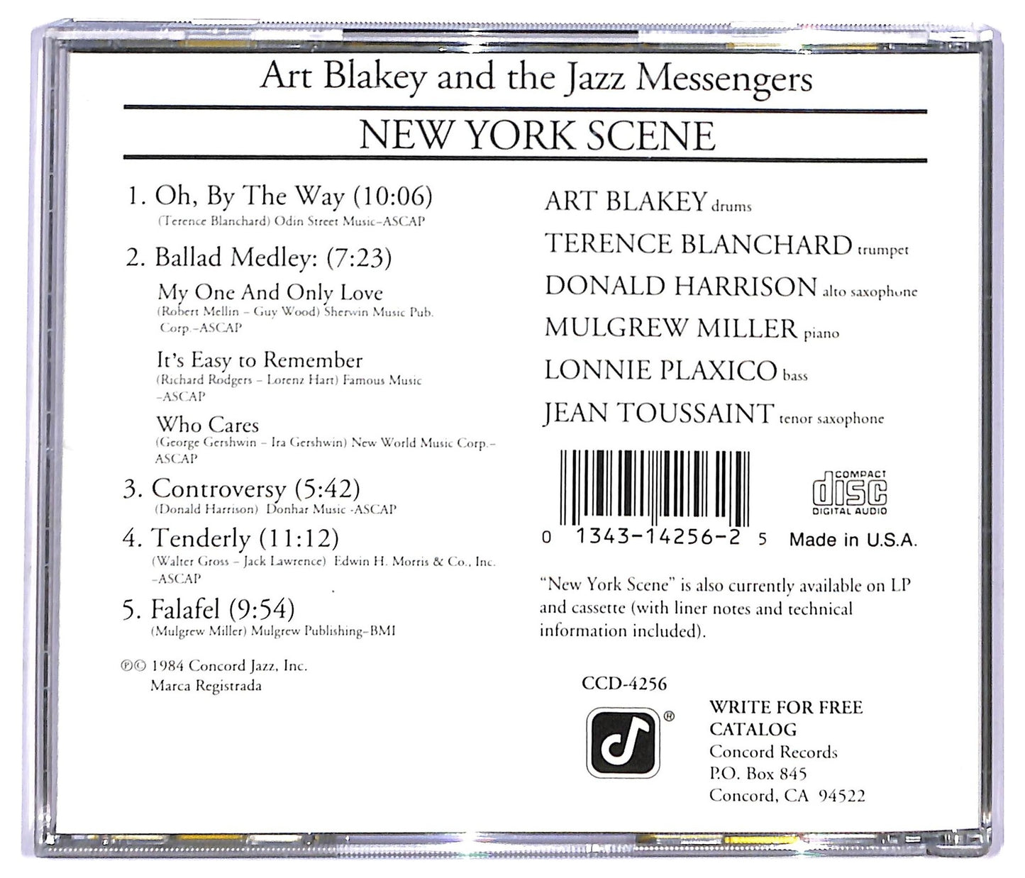 EBOND Art Blakey And The Jazz Messengers - New York Scene CD CD093147