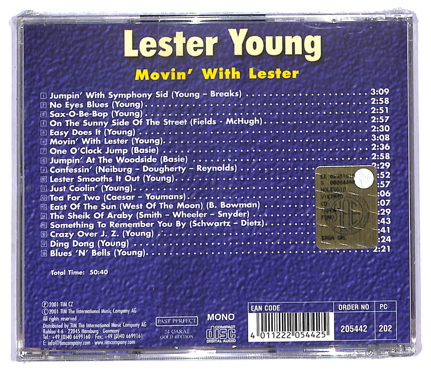 EBOND Lester Young - Movin' With Lester CD CD093169