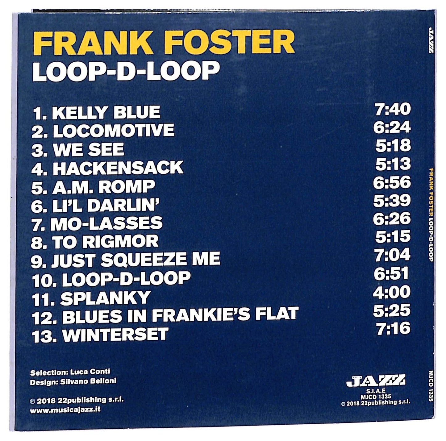 EBOND Frank Foster - Loop-D-Loop CD CD093203