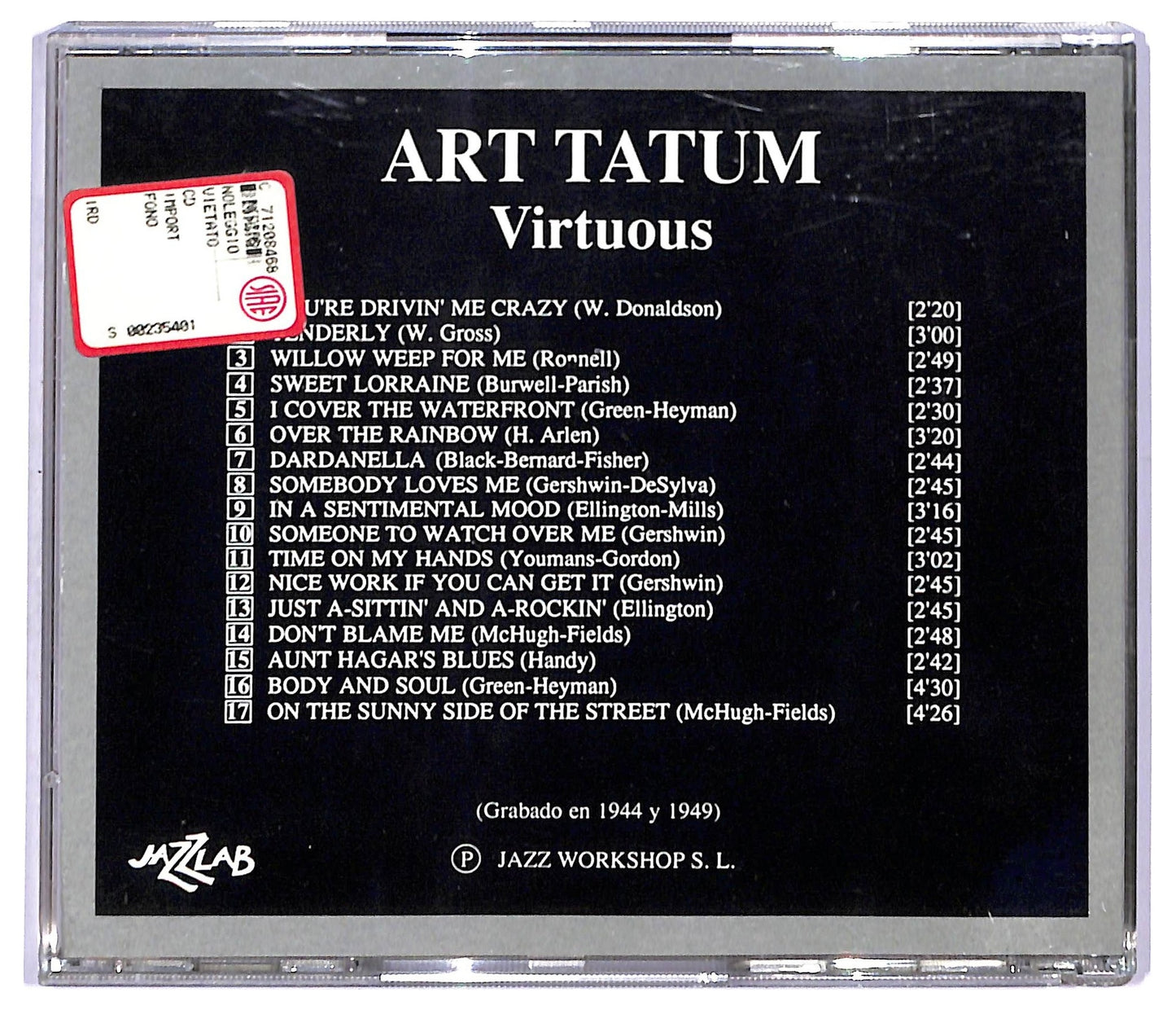 EBOND Art Tatum - Virtuous CD CD093205