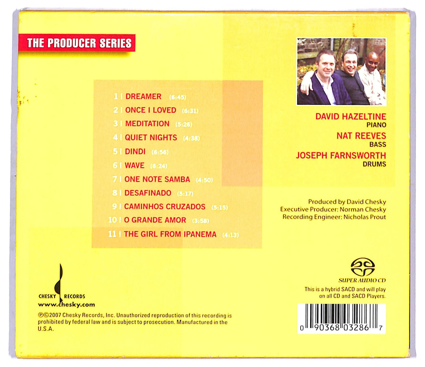 EBOND The David Hazeltine Trio - The Jobim Songbook In New York CD CD093207