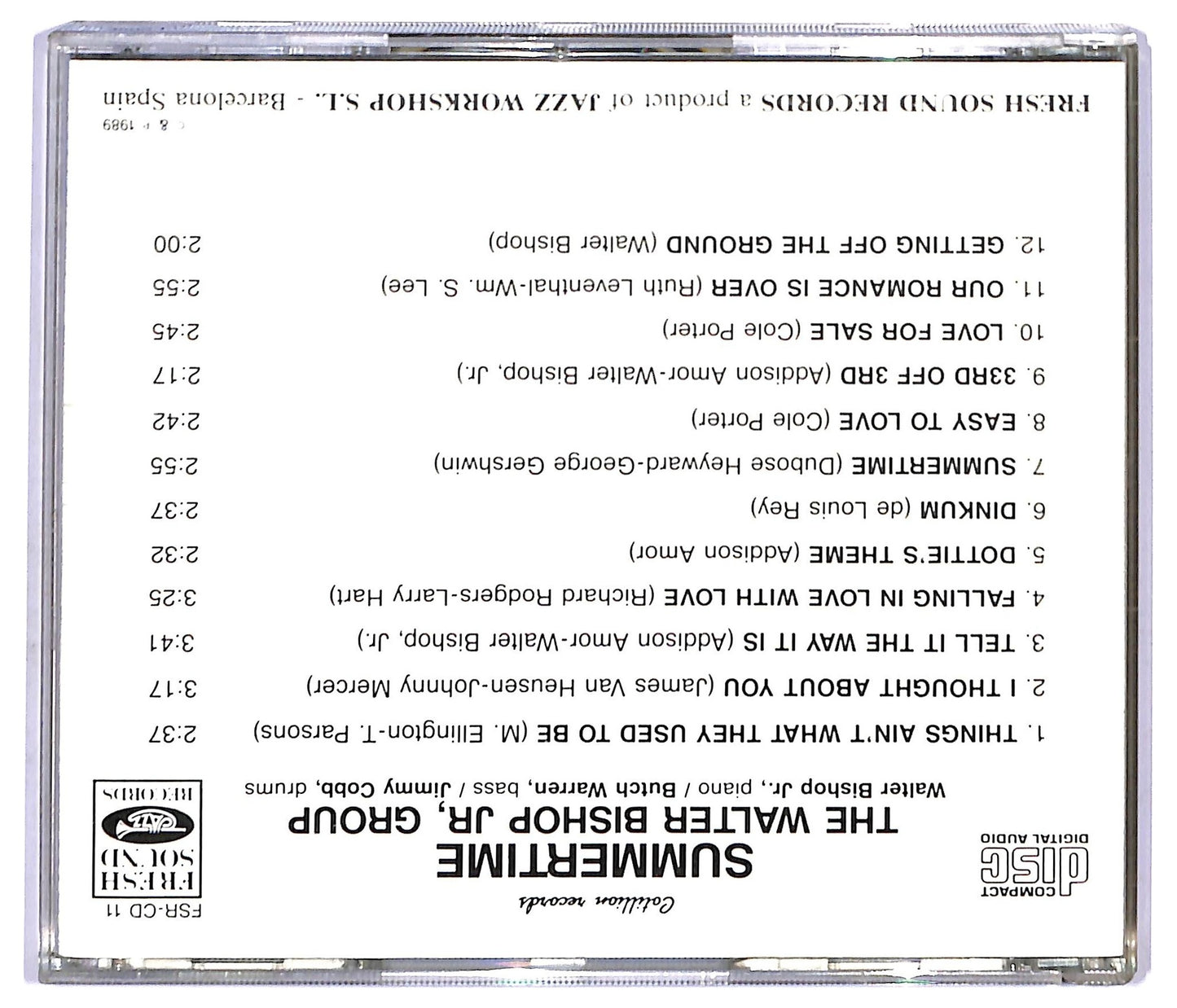 EBOND The Walter Bishop Jr. Group - Summertime CD CD093218