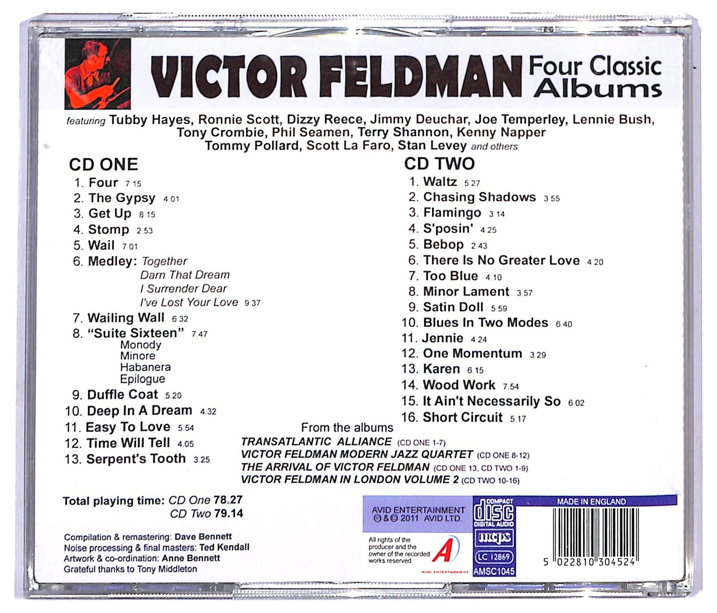 EBOND Victor Feldman - -The Arrival Of Victor Feldman CD CD093230