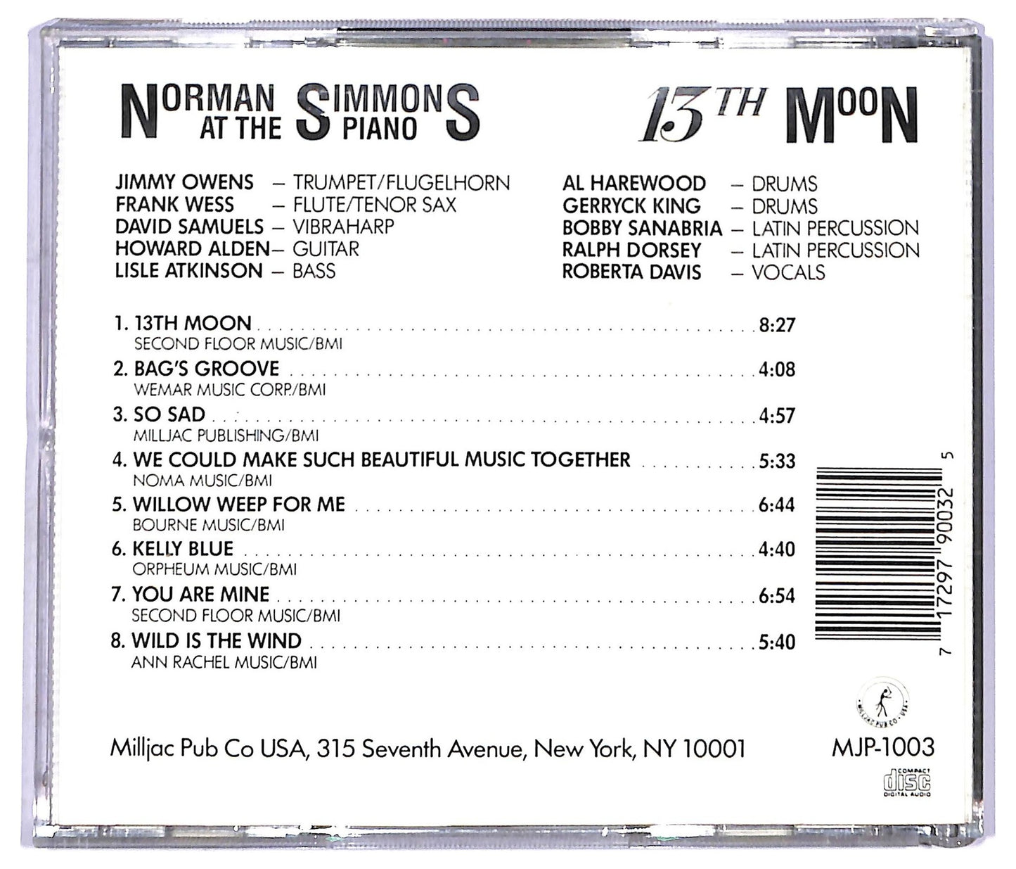 EBOND Norman Simmons - 13th Moon CD CD093234