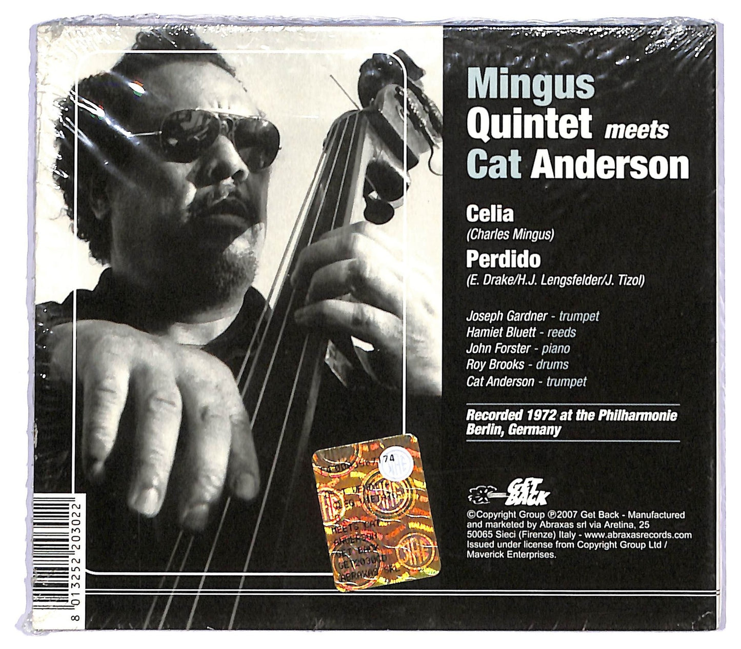 EBOND Mingus Quintet Meets Cat Anderson - Mingus Quintet Meets Cat Anderson CD CD093239