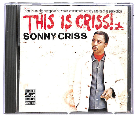 EBOND Sonny Criss - This Is Criss! CD CD093242
