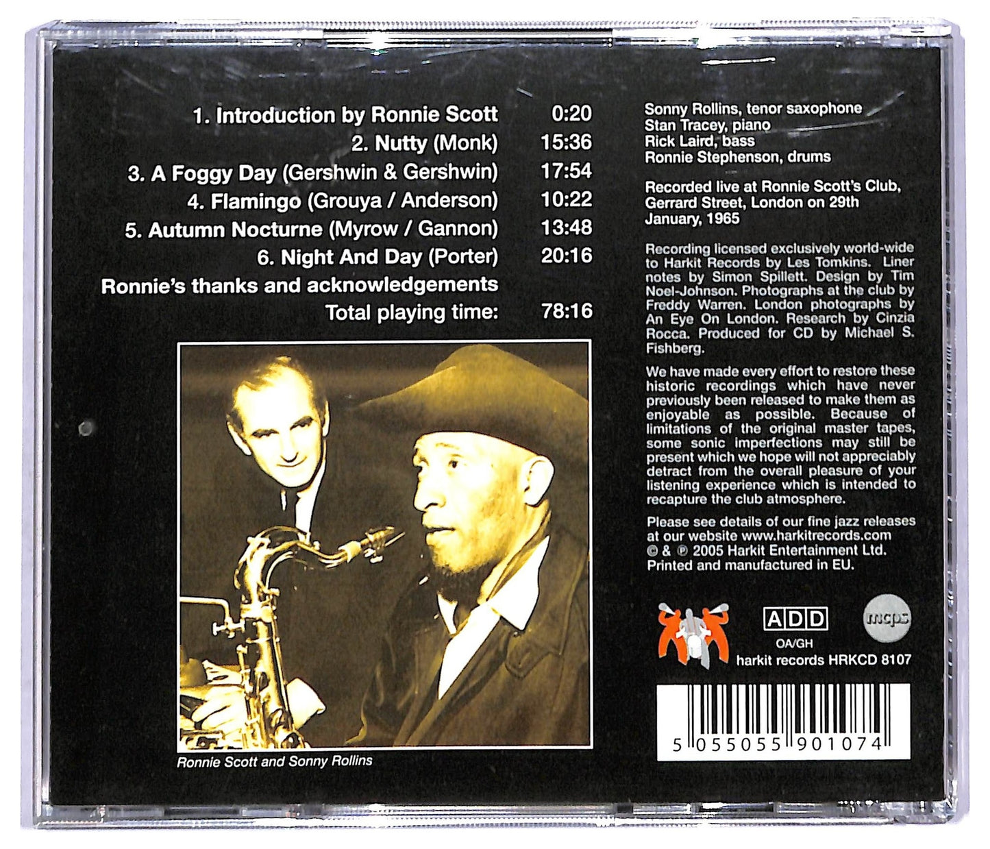 EBOND Sonny Rollins - Live In London Volume 2 CD CD093258