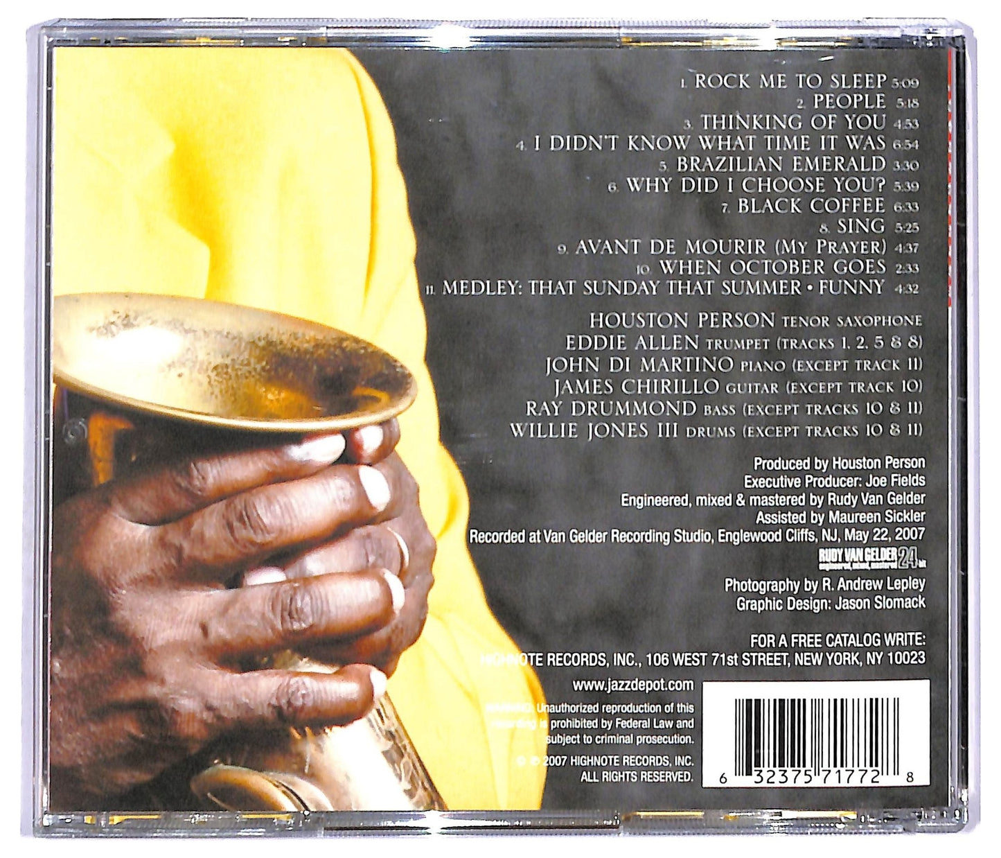 EBOND Houston Person - Thinking Of You CD CD093261