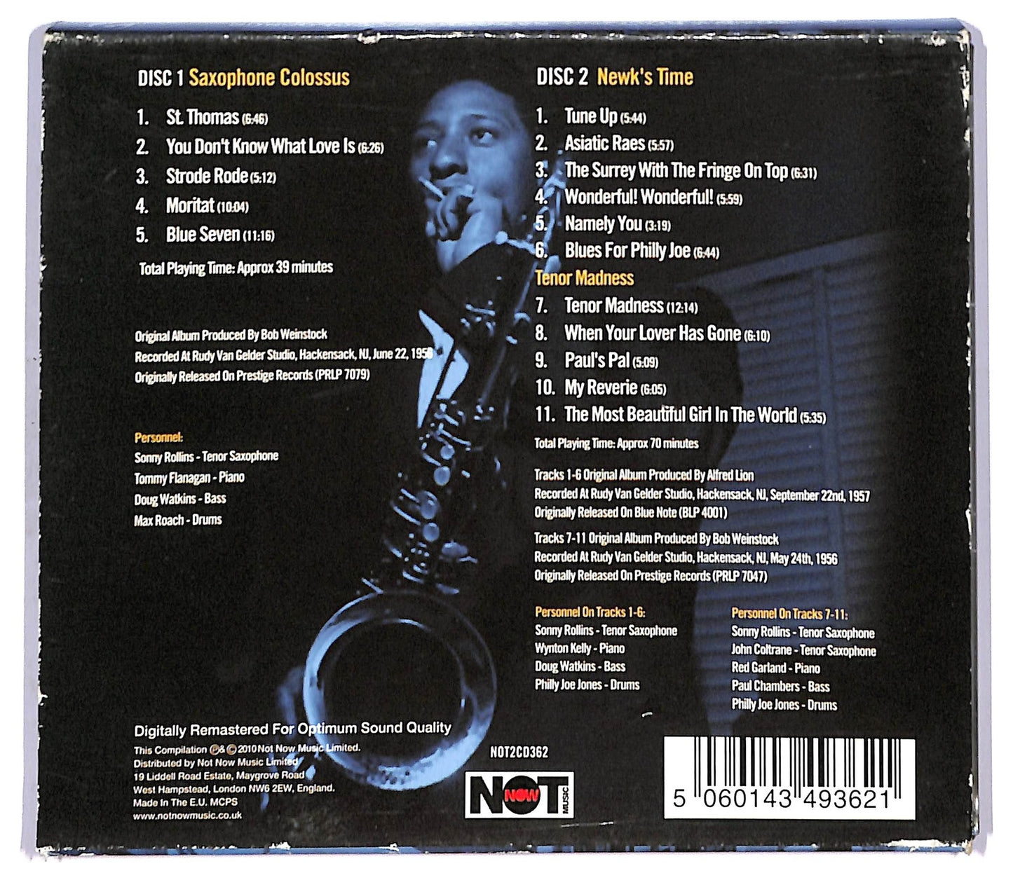 EBOND Sonny Rollins - Saxophone Colossus CD CD093319