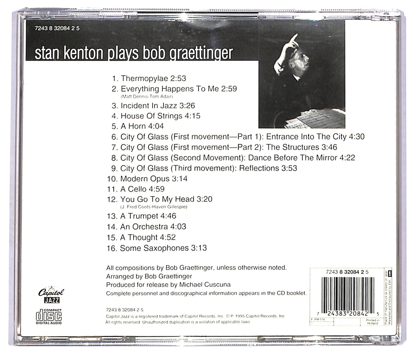 EBOND Stan Kenton Plays Bob Graettinger - City Of Glass CD CD093320