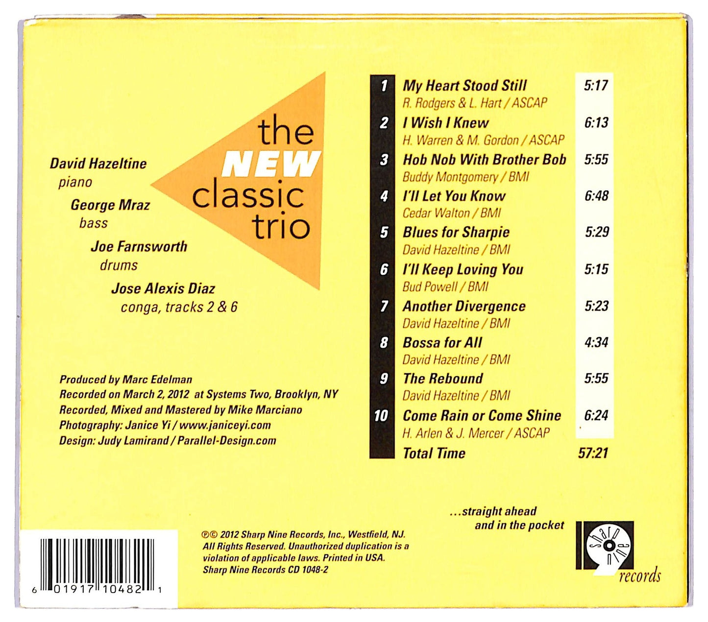 EBOND The New Classic Trio - The New Classic Trio, David Hazeltine CD CD093328
