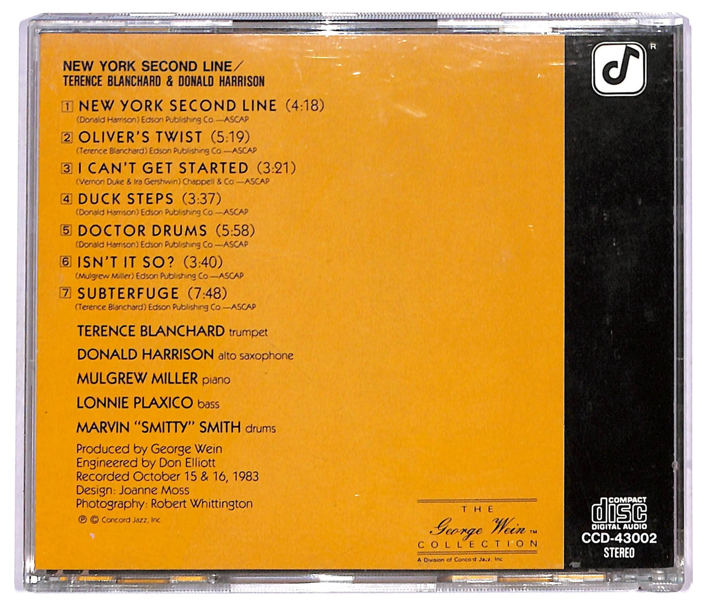 EBOND Terence Blanchard Donald Harrison - New York Second Line CD CD093345