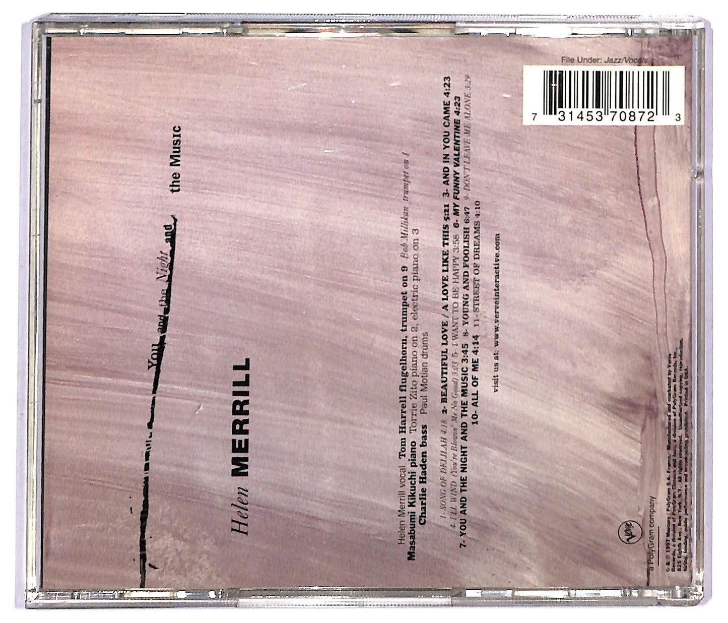 EBOND Helen Merrill - You And The Night And The Music CD CD093347