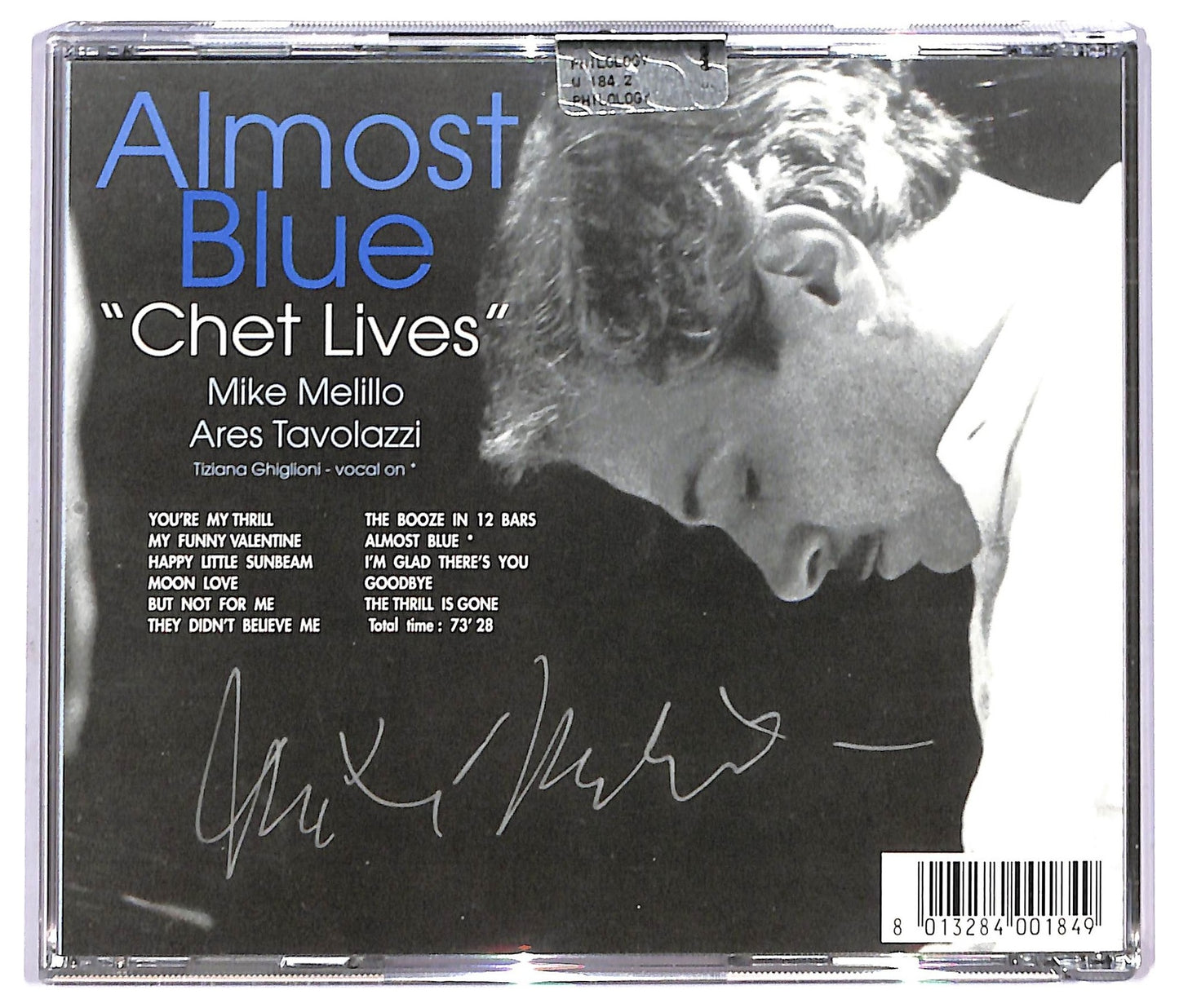 EBOND Mike Melillo - Ares Tavolazzi - Almost Blue Chet Lives CD CD093349