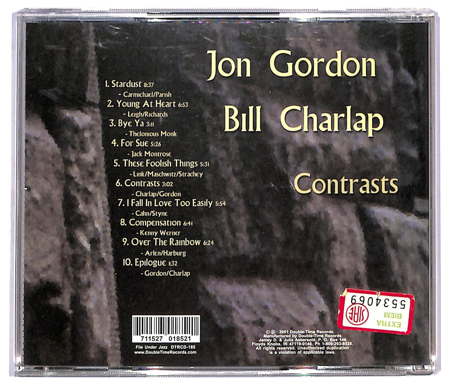 EBOND Jon Gordon Bill Charlap - Contrasts CD CD093425