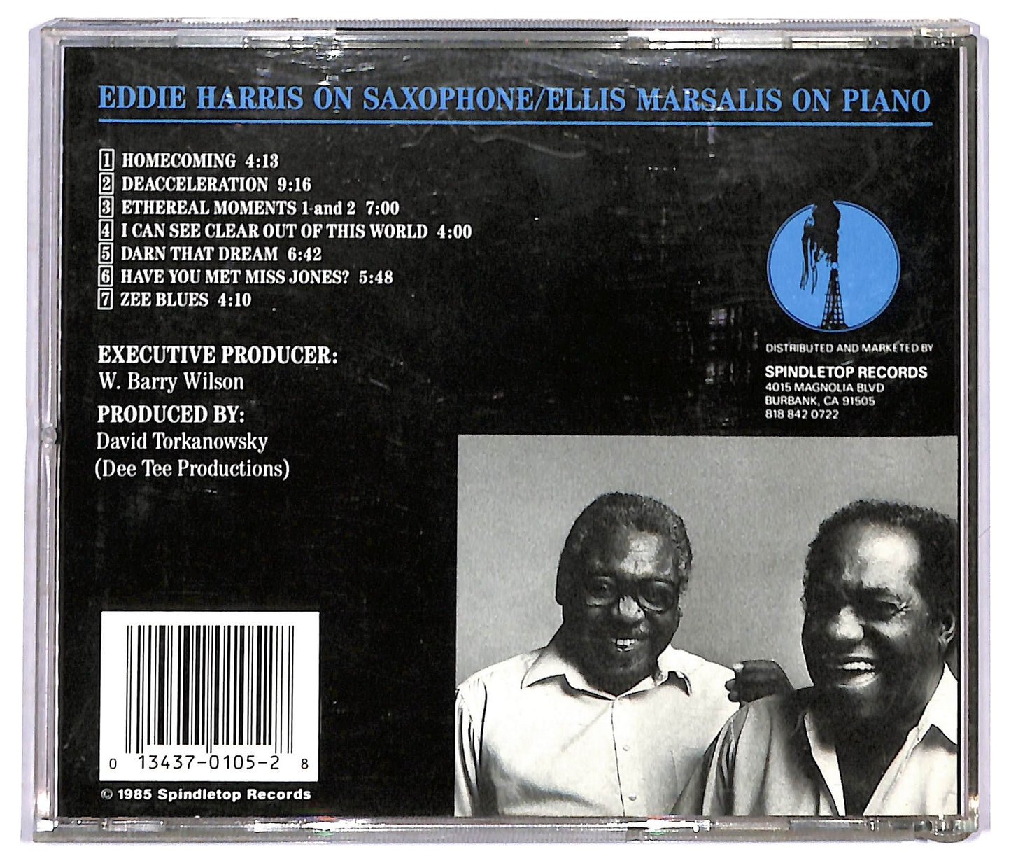 EBOND Eddie Harris Ellis Marsalis - Homecoming CD CD093428