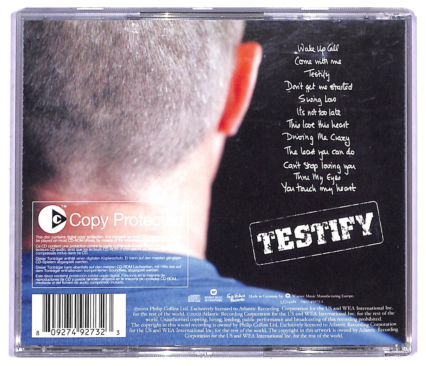 EBOND Phil Collins - Testify CD CD093527