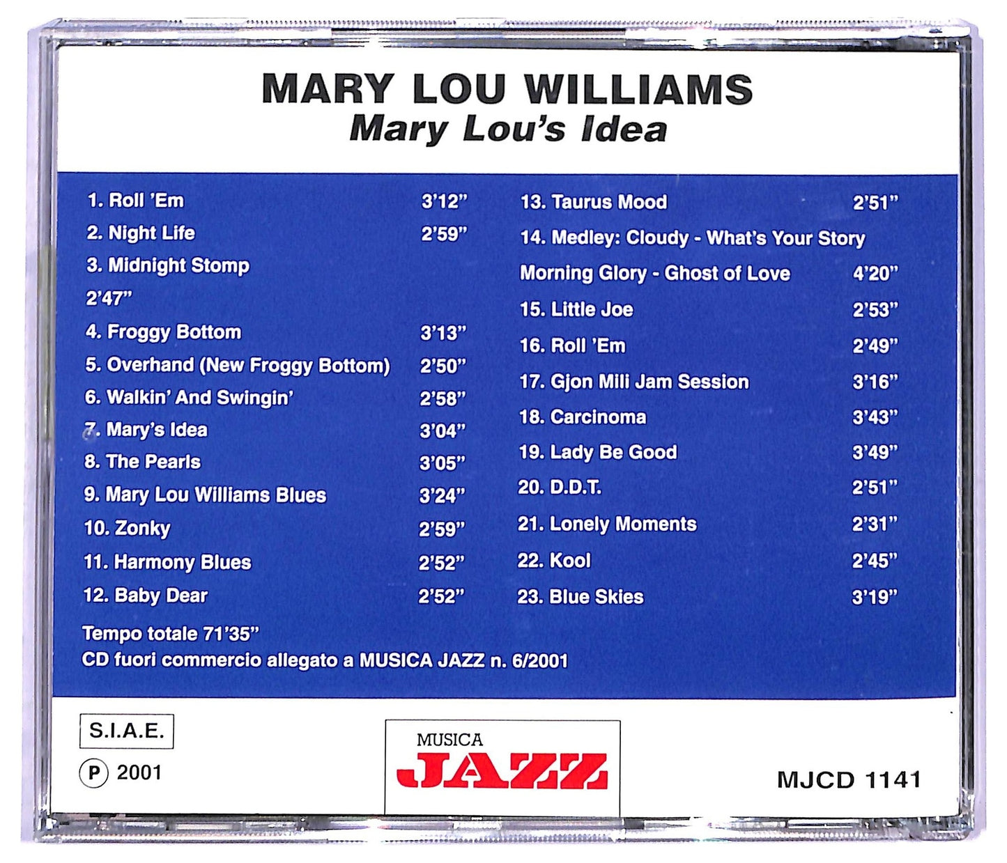 EBOND Mary Lou Williams - Mary Lou's Idea CD CD093542