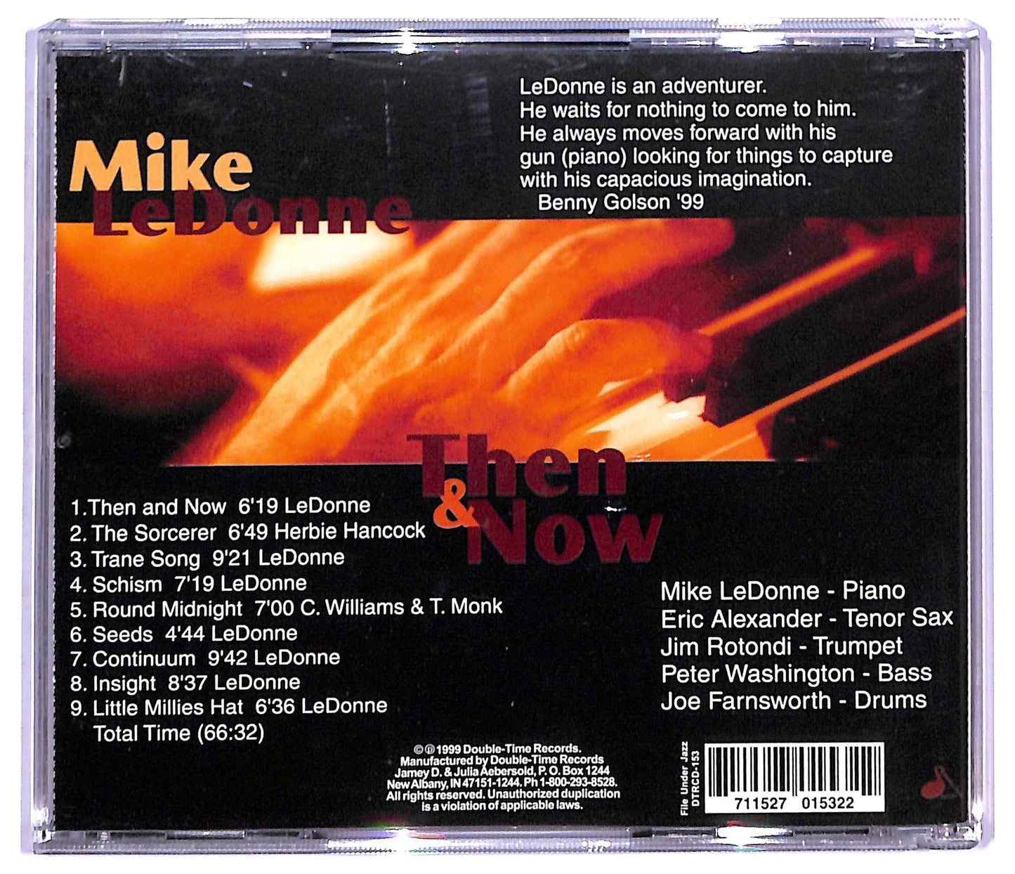 EBOND Mike LeDonne - Then & Now CD CD093546