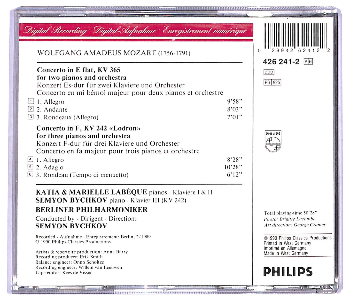 EBOND Mozart - Concertos For 2 & 3 Pianos CD CD093626